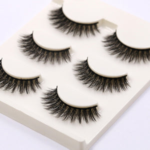 Handmade Cotton Hard Stem Natural Fake Eyelashes