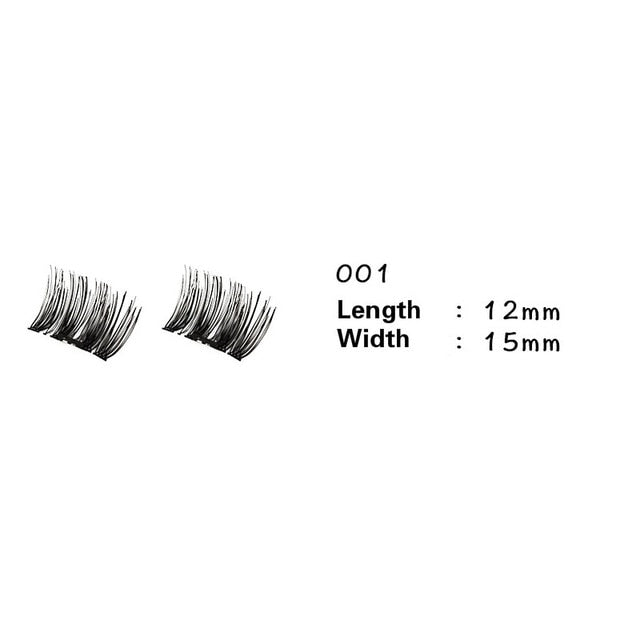 Professional 3D Double Magnetic Eyelashes