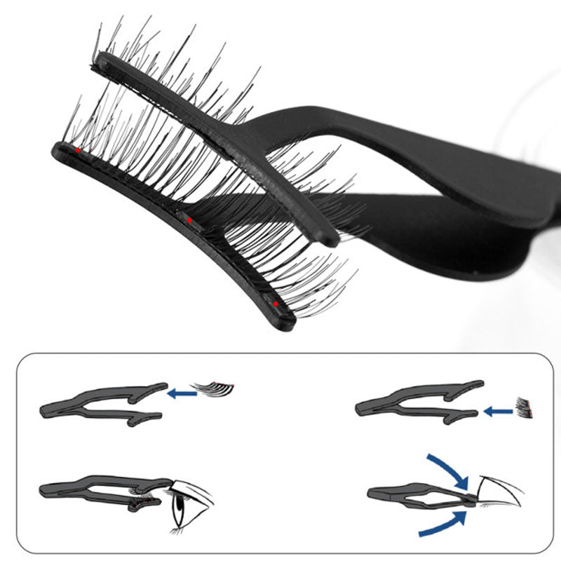 1Pc Magnetic Eyelashes Tweezer False Eyelashes