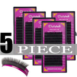 5PCS/Lot individual eyelash extension