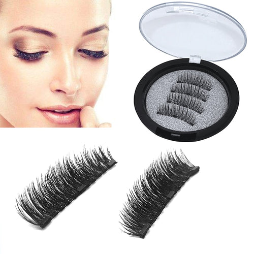 4pcs/pair 3 Magnetic Eyelashes