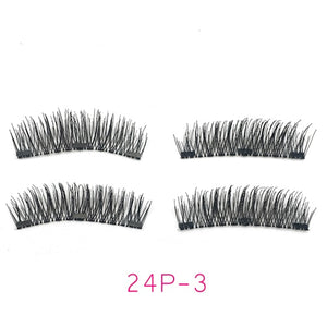 4pcs/pair 3 Magnetic Eyelashes