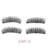 4pcs/pair 3 Magnetic Eyelashes