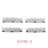 4pcs/pair 3 Magnetic Eyelashes