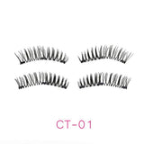 4pcs/pair 3 Magnetic Eyelashes