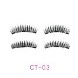 4pcs/pair 3 Magnetic Eyelashes