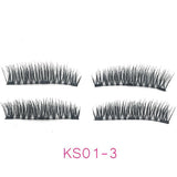 4pcs/pair 3 Magnetic Eyelashes