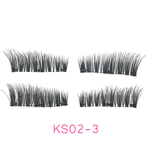 4pcs/pair 3 Magnetic Eyelashes