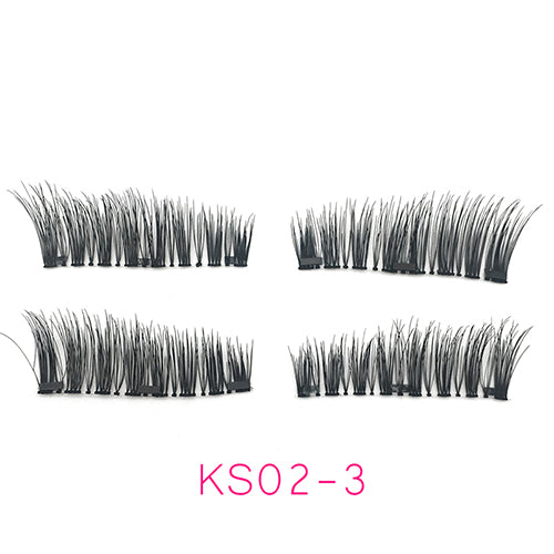 4pcs/pair 3 Magnetic Eyelashes