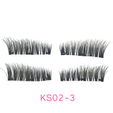 4pcs/pair 3 Magnetic Eyelashes
