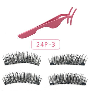 4pcs/pair 3 Magnetic Eyelashes