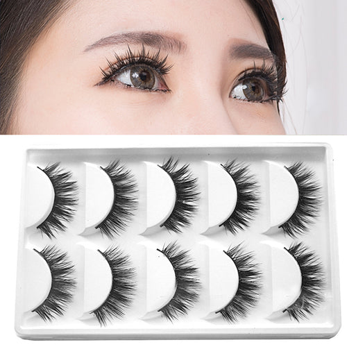Learnever 5 Pairs Eyelashes False Eyelash