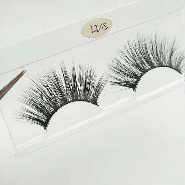 3D mink lashes long lasting mink eyelashes
