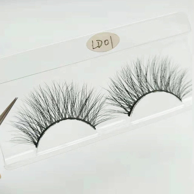 3D mink lashes long lasting mink eyelashes