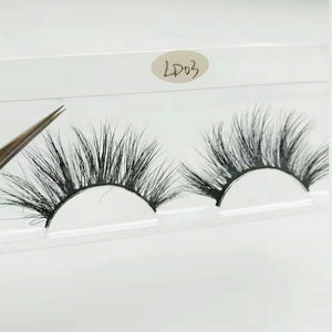 3D mink lashes long lasting mink eyelashes