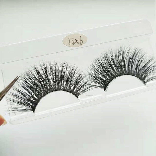 3D mink lashes long lasting mink eyelashes